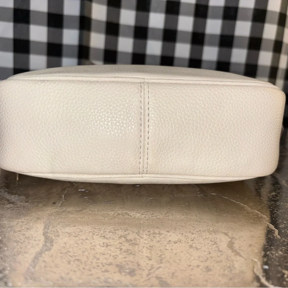 kate spade New York Astrid Medium Ivory Pebbled Leather Crossbody Bag - Picture 4 of 8